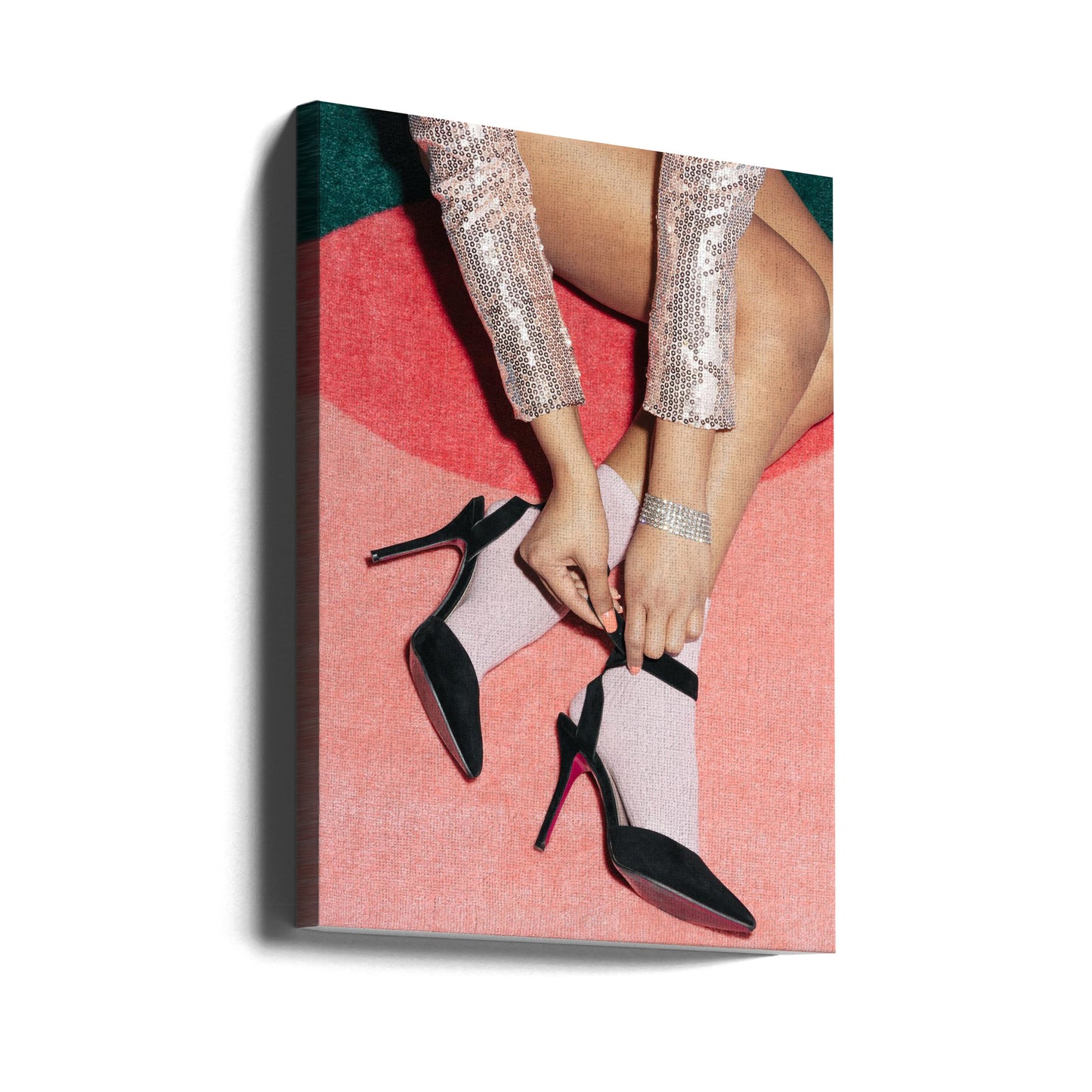 Getting Ready Pink | Canvas