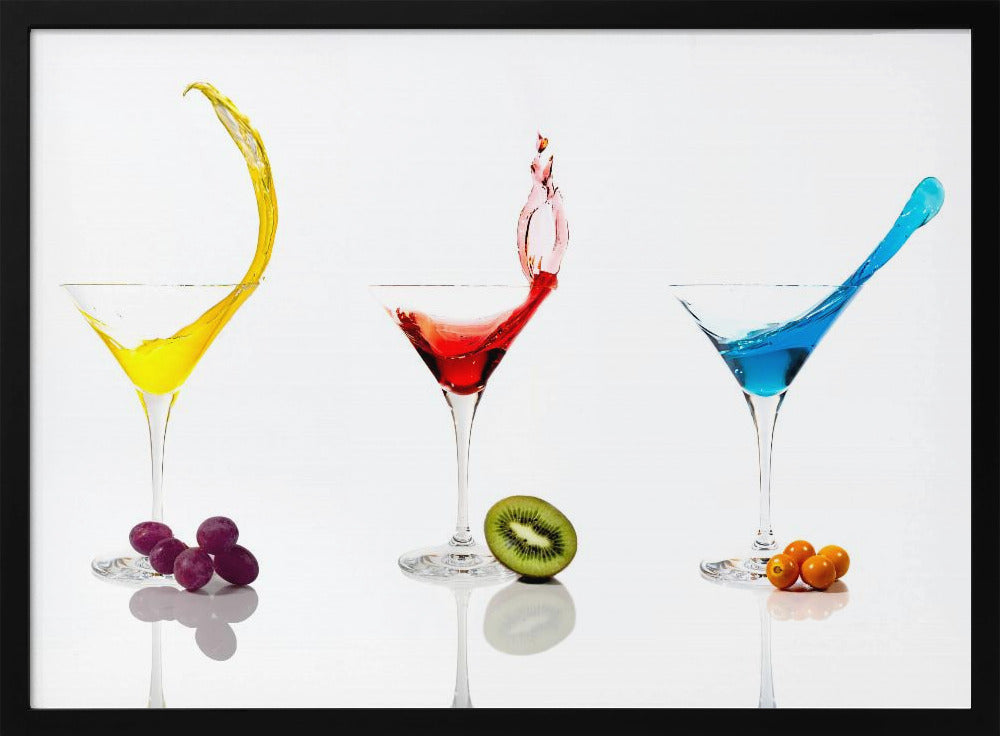 Cocktails and Fruit | Poster