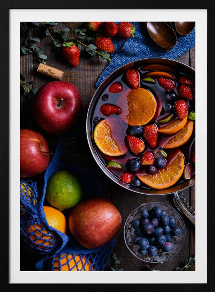 Sangria-Tisch | Poster - Kunstdruck