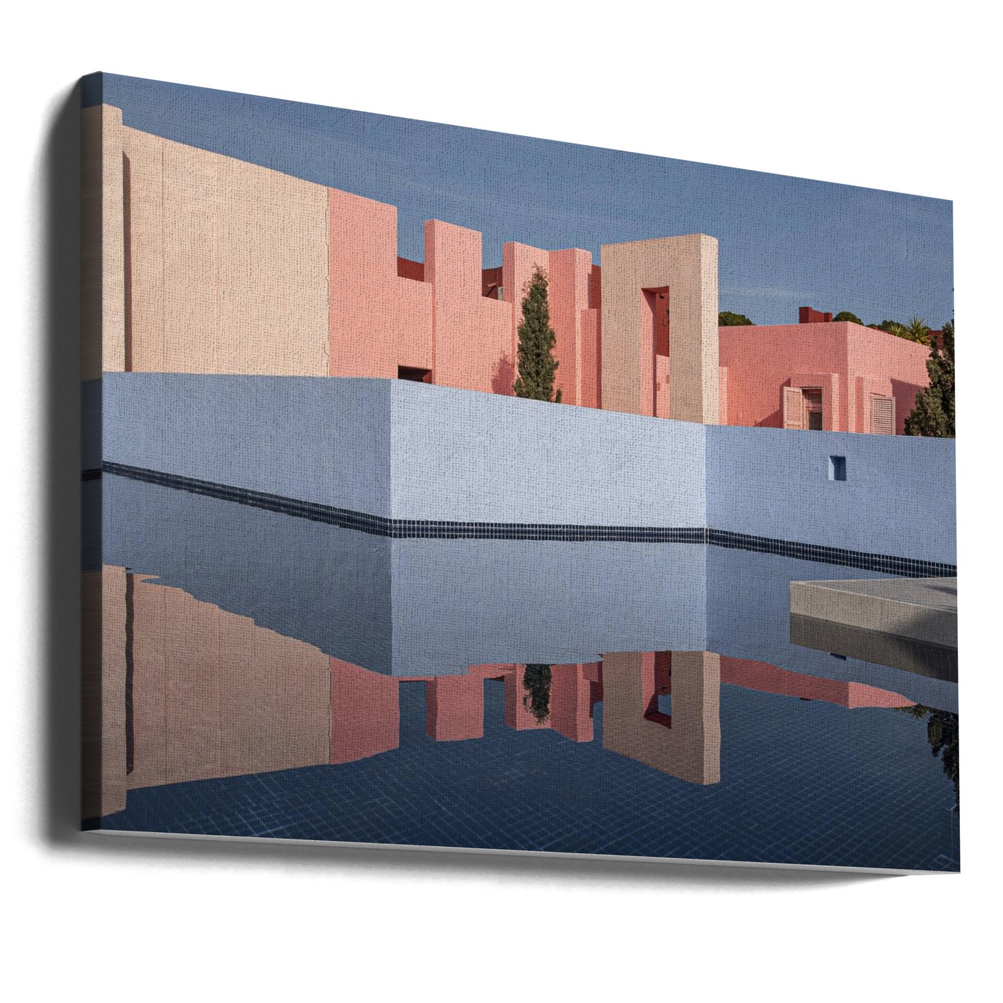 Mur rouge #26 | Tableaux sur Toile
