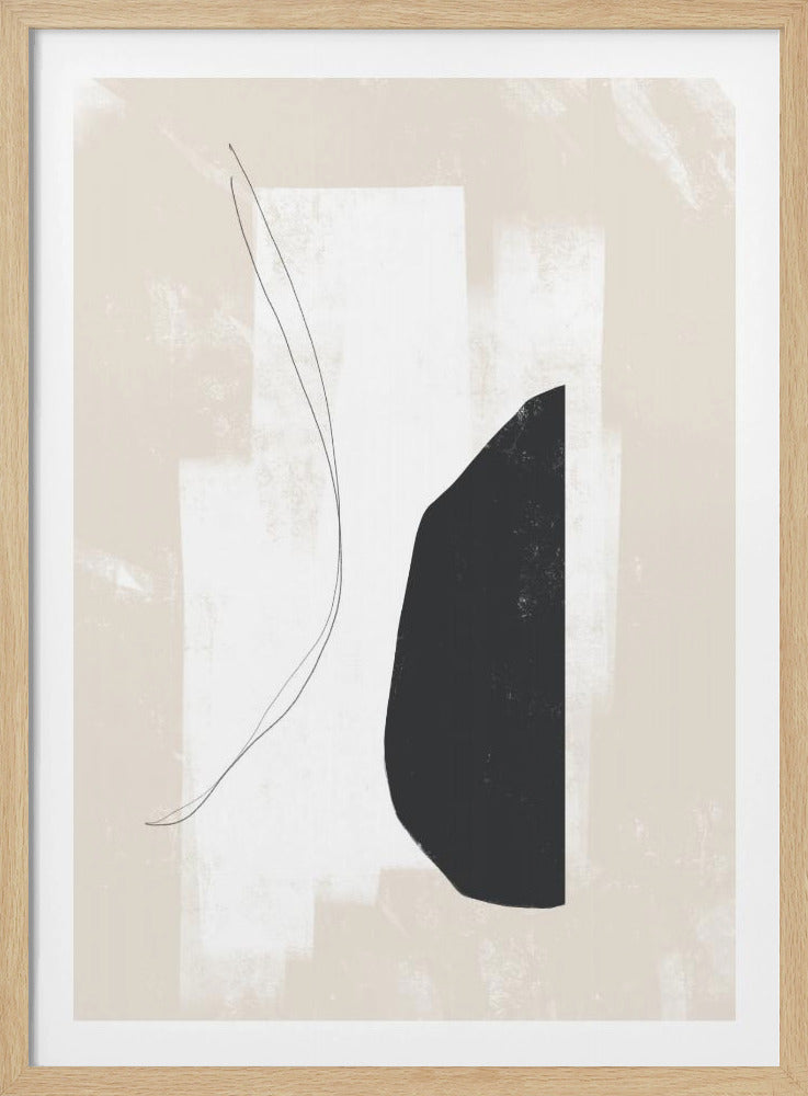 Monochrome Harmonie | Poster - Kunstdruck