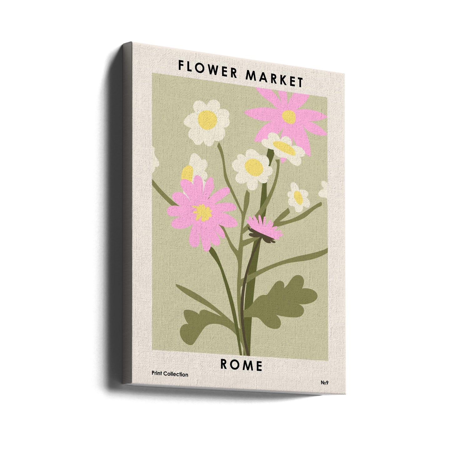Blomstermarknaden i Rom | Canvas