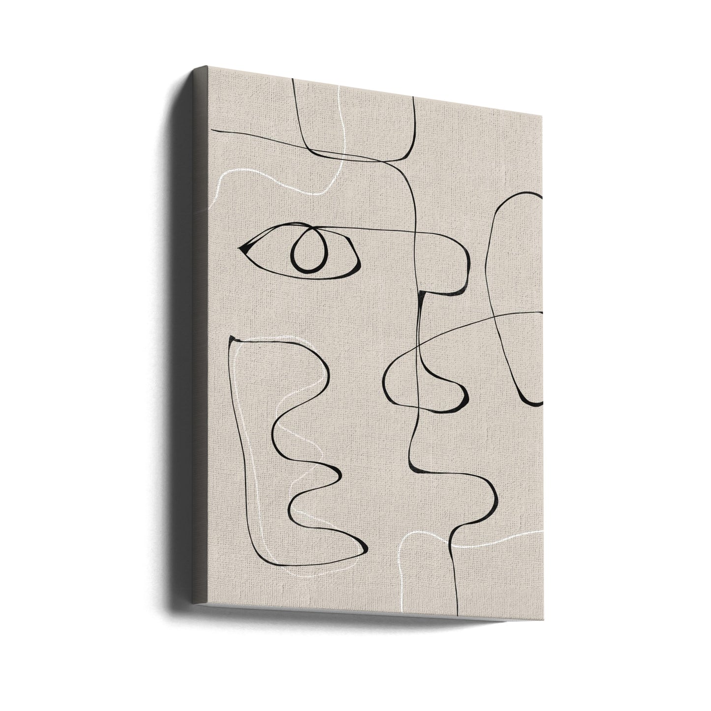 Abstrakt ansikte nr 2. | Canvas