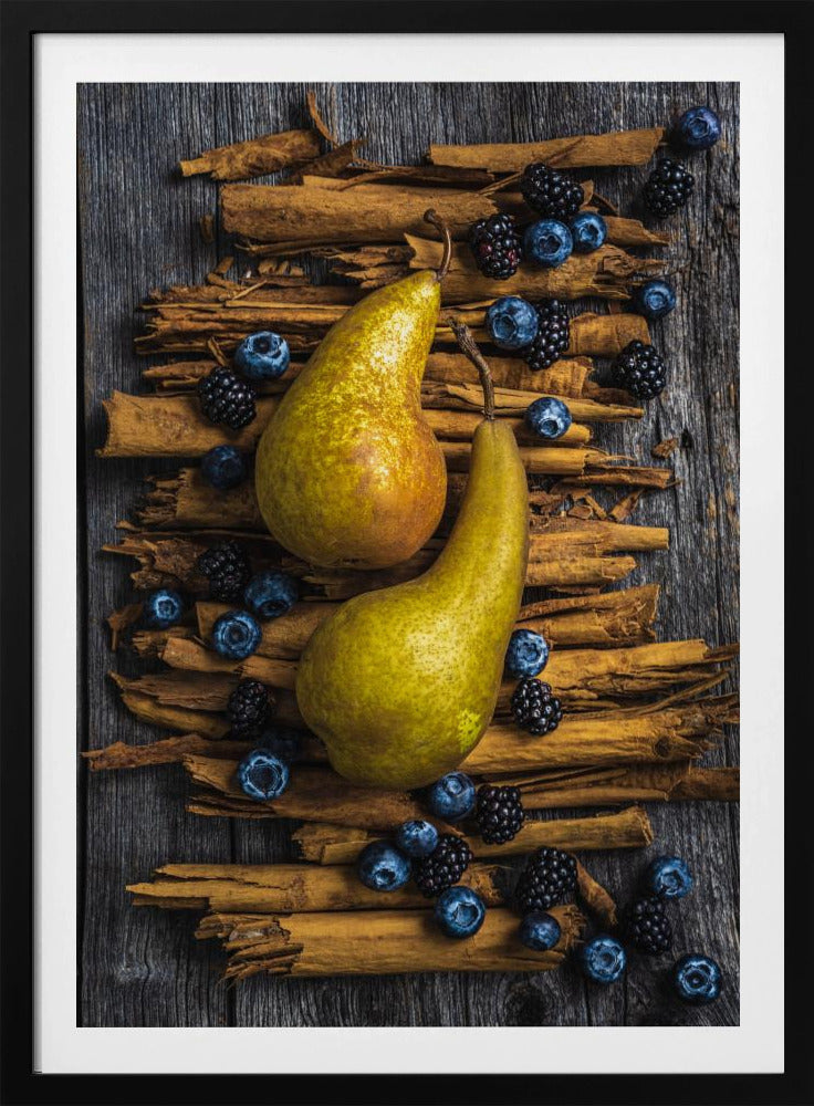 Birnen und Zimt | Poster - Kunstdruck