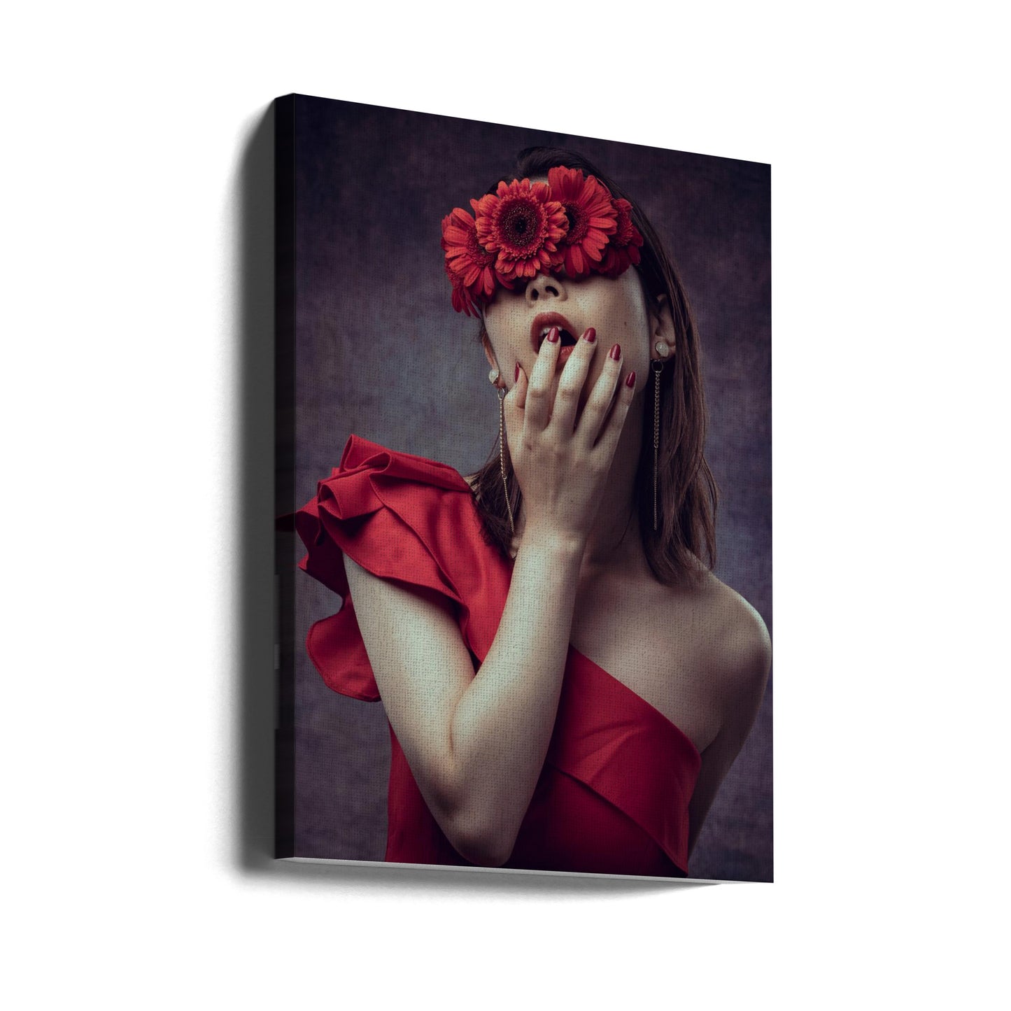 Gerbera-Mädchen | Leinwand-Bilder