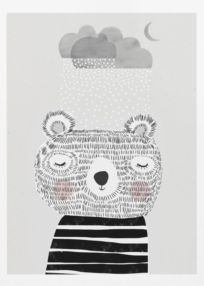 Ich liebe Schnee | Poster - Kunstdruck