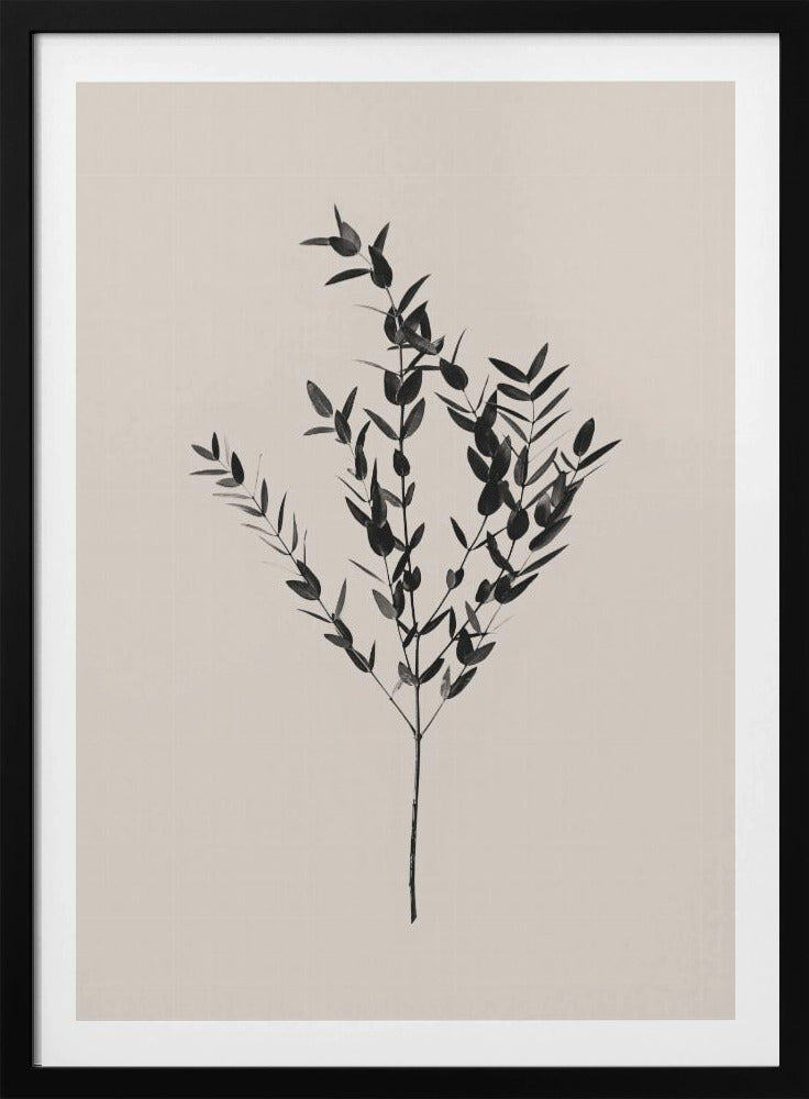 Tintenfarbenes Botanisches | Poster - Kunstdruck