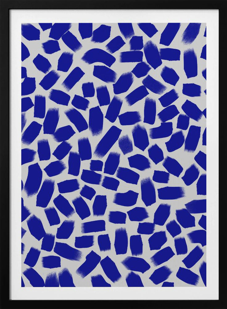Azurblaue Fragmente | Poster
