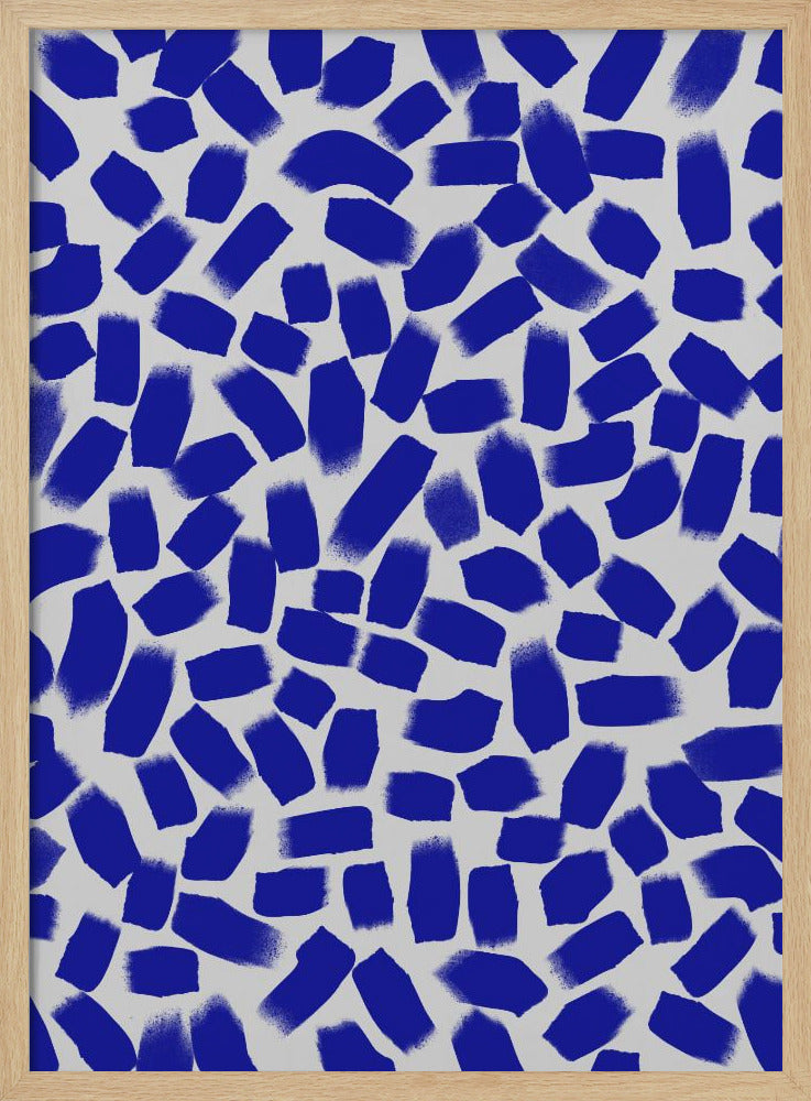 Azurblaue Fragmente | Poster