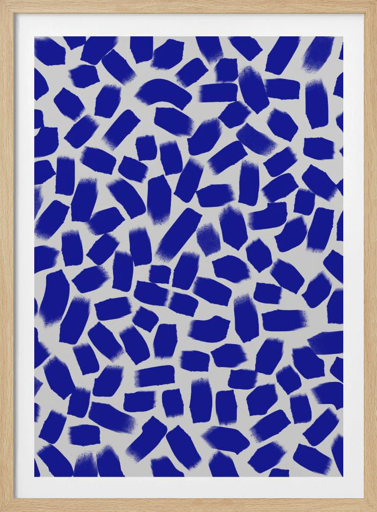 Azurblaue Fragmente | Poster