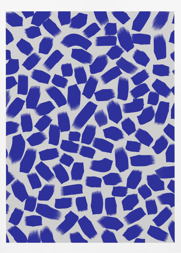 Azurblaue Fragmente | Poster