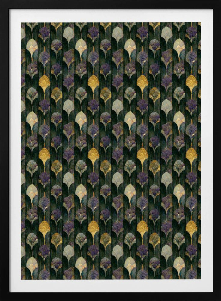 Verziertes Schnörkel-Poster