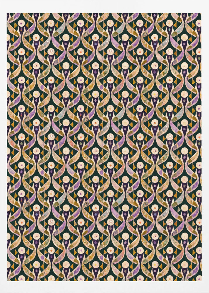 Curved Rhythm Elegance | Poster