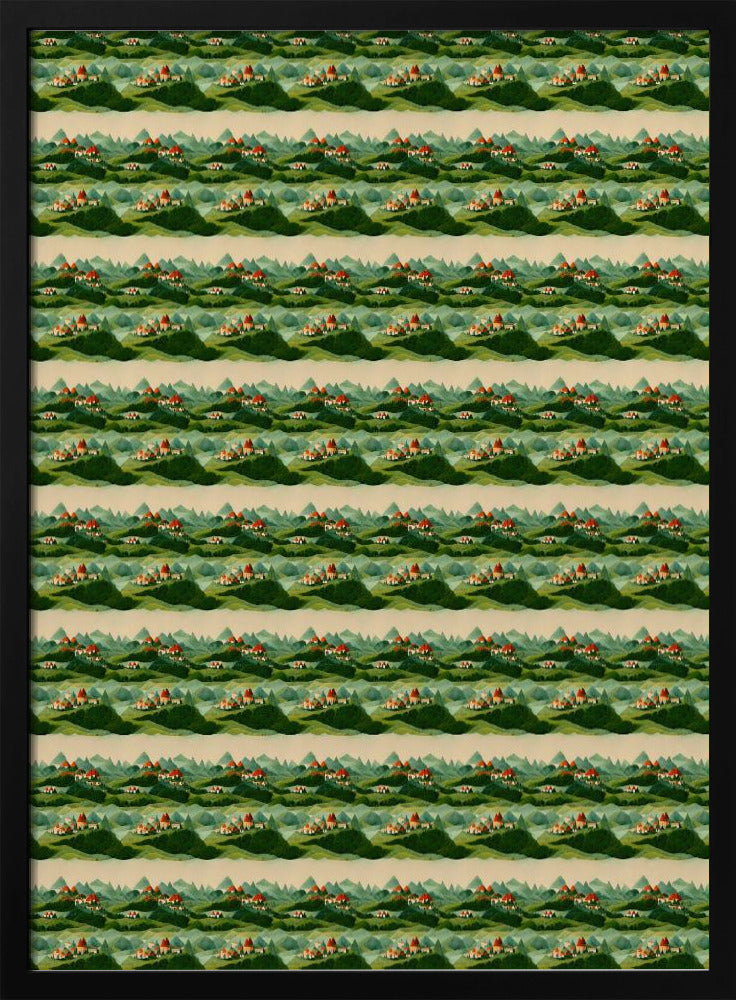 Endlose grüne Hügel | Poster