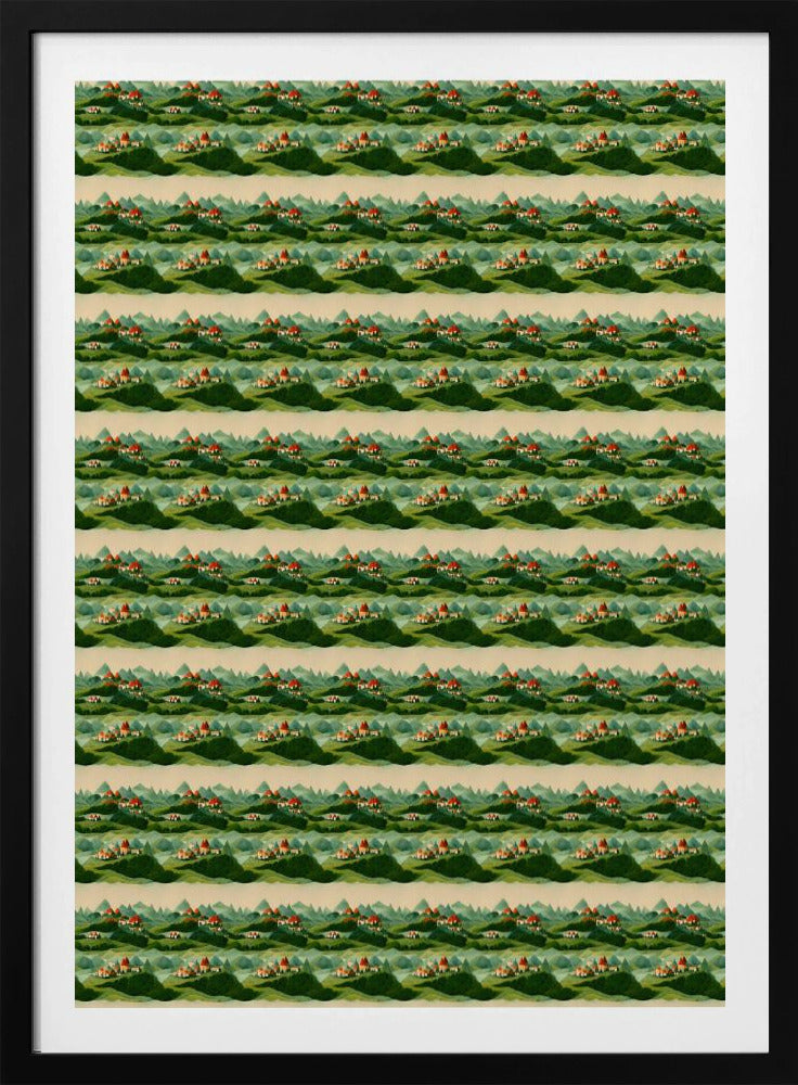 Endlose grüne Hügel | Poster