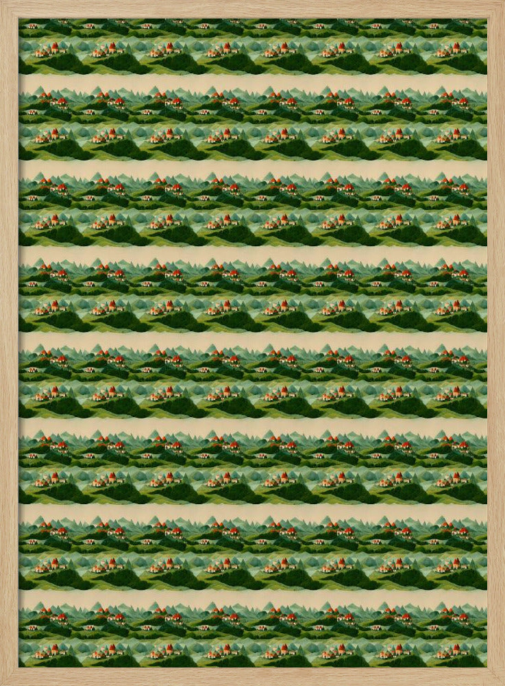 Endlose grüne Hügel | Poster