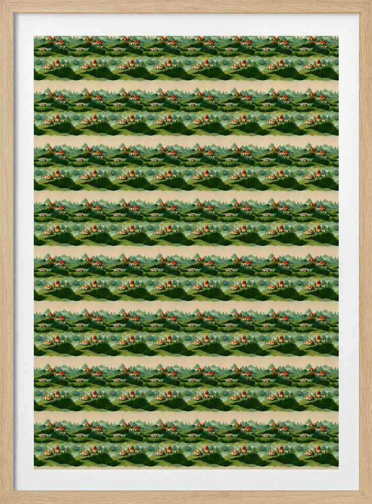 Endlose grüne Hügel | Poster