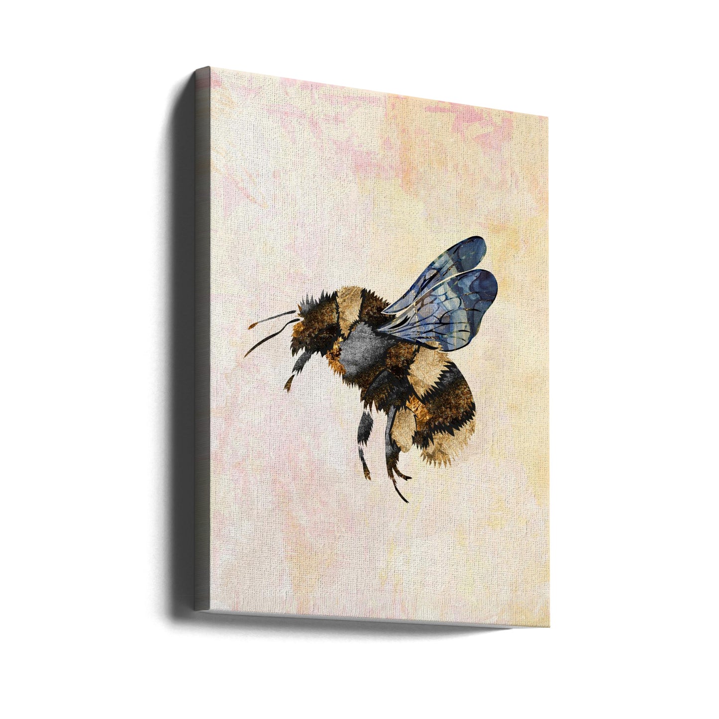 Grunge Watercolour Bee | Canvas