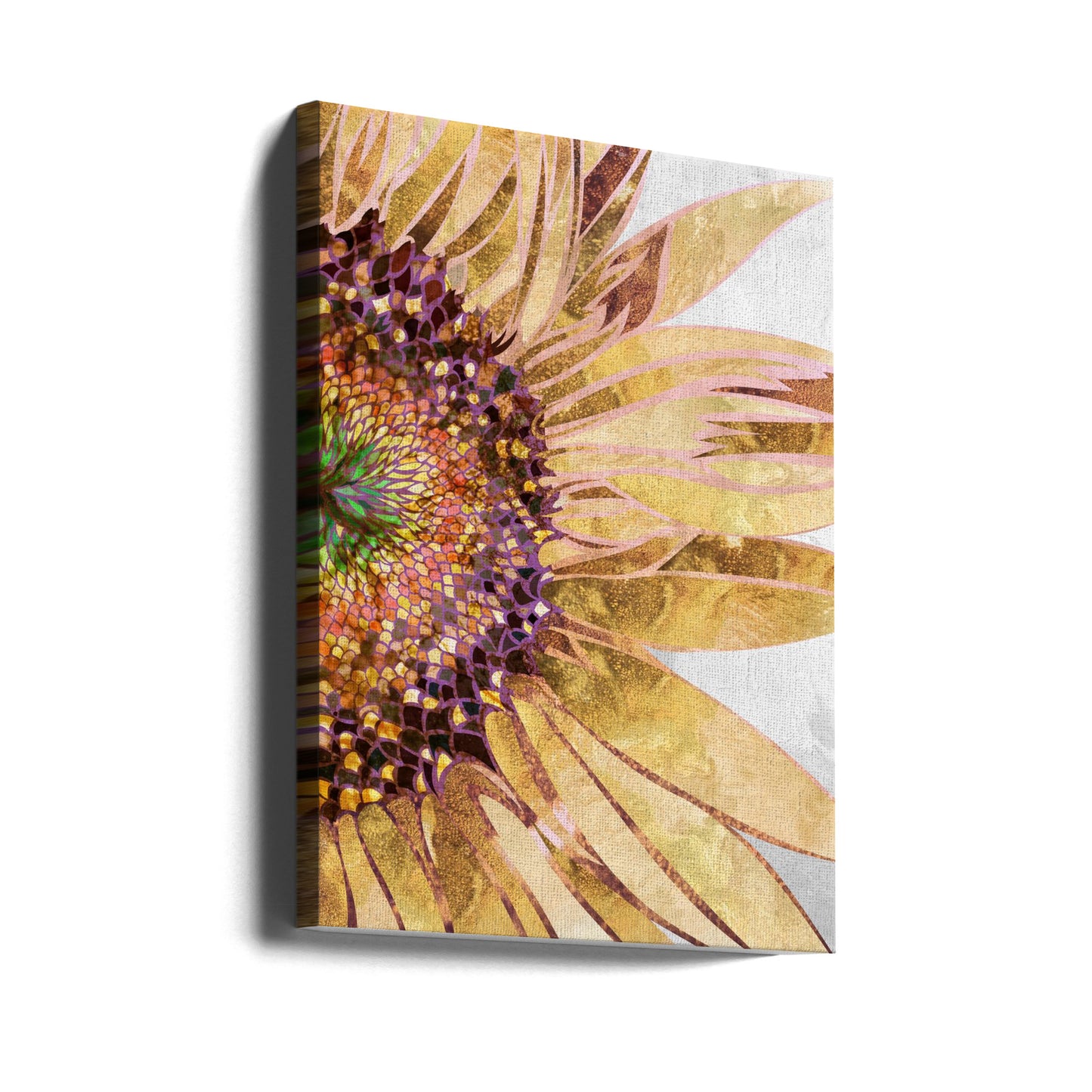 Golden sunflower | Canvas