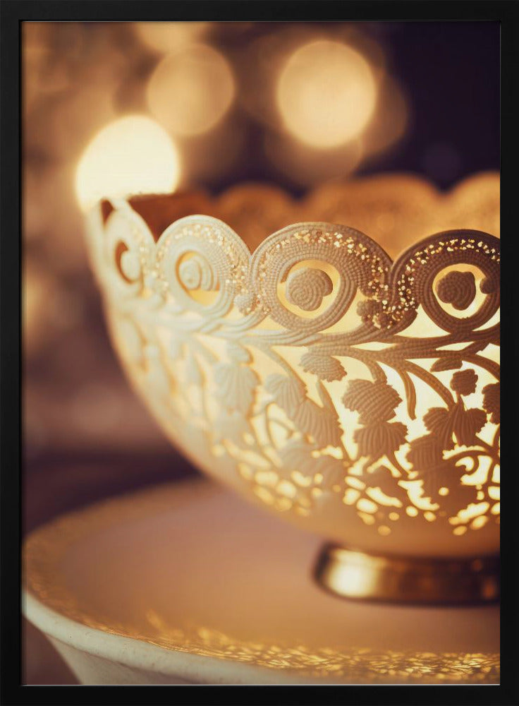 Goldener Spitzenglanz | Poster