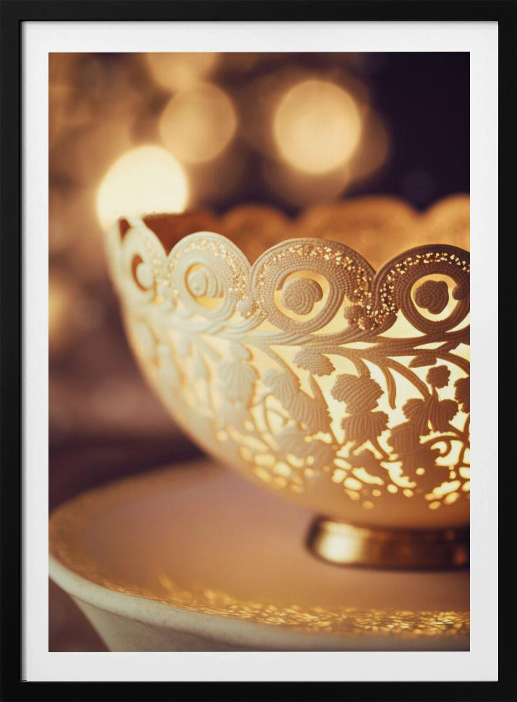 Goldener Spitzenglanz | Poster