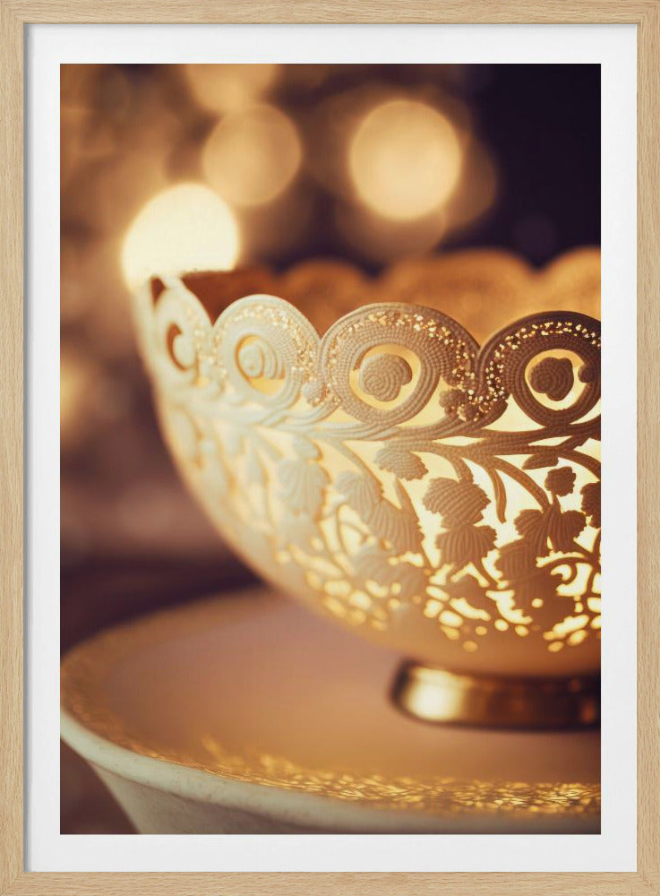 Goldener Spitzenglanz | Poster