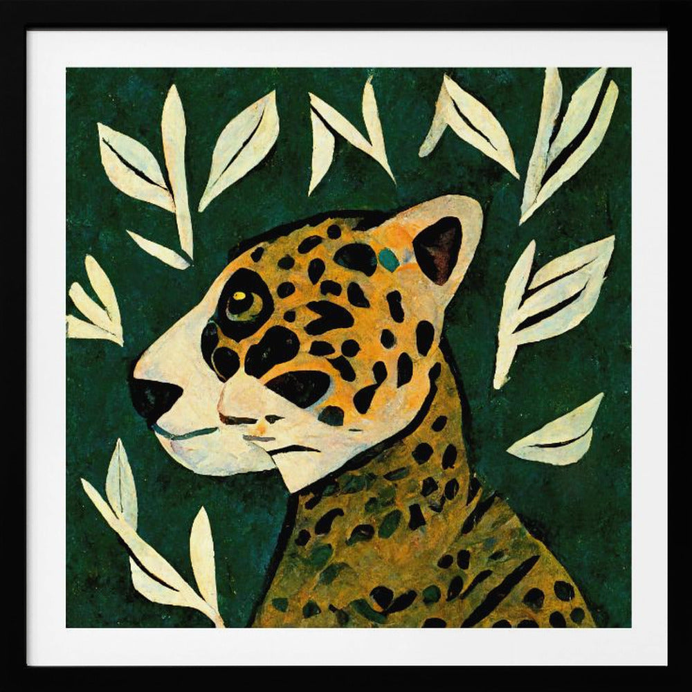 Tiger im Profil | Poster - Kunstdruck