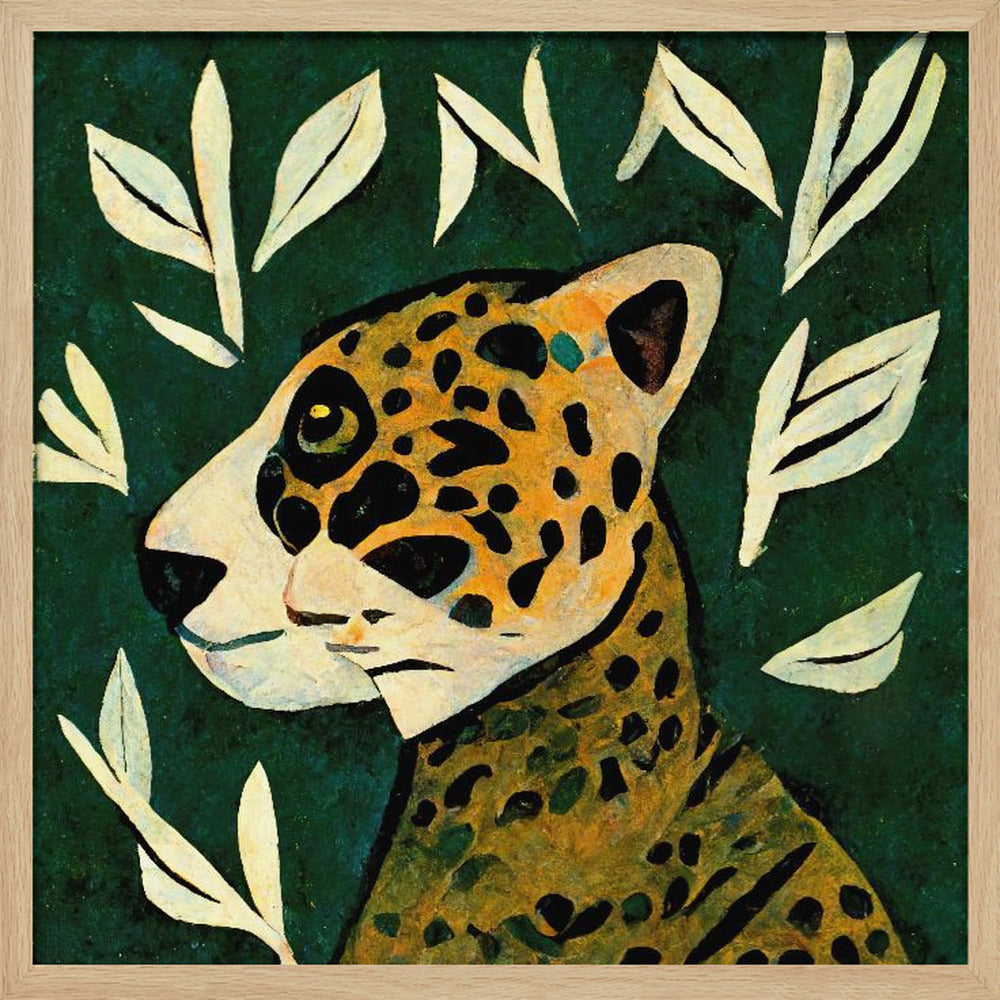 Tiger im Profil | Poster - Kunstdruck