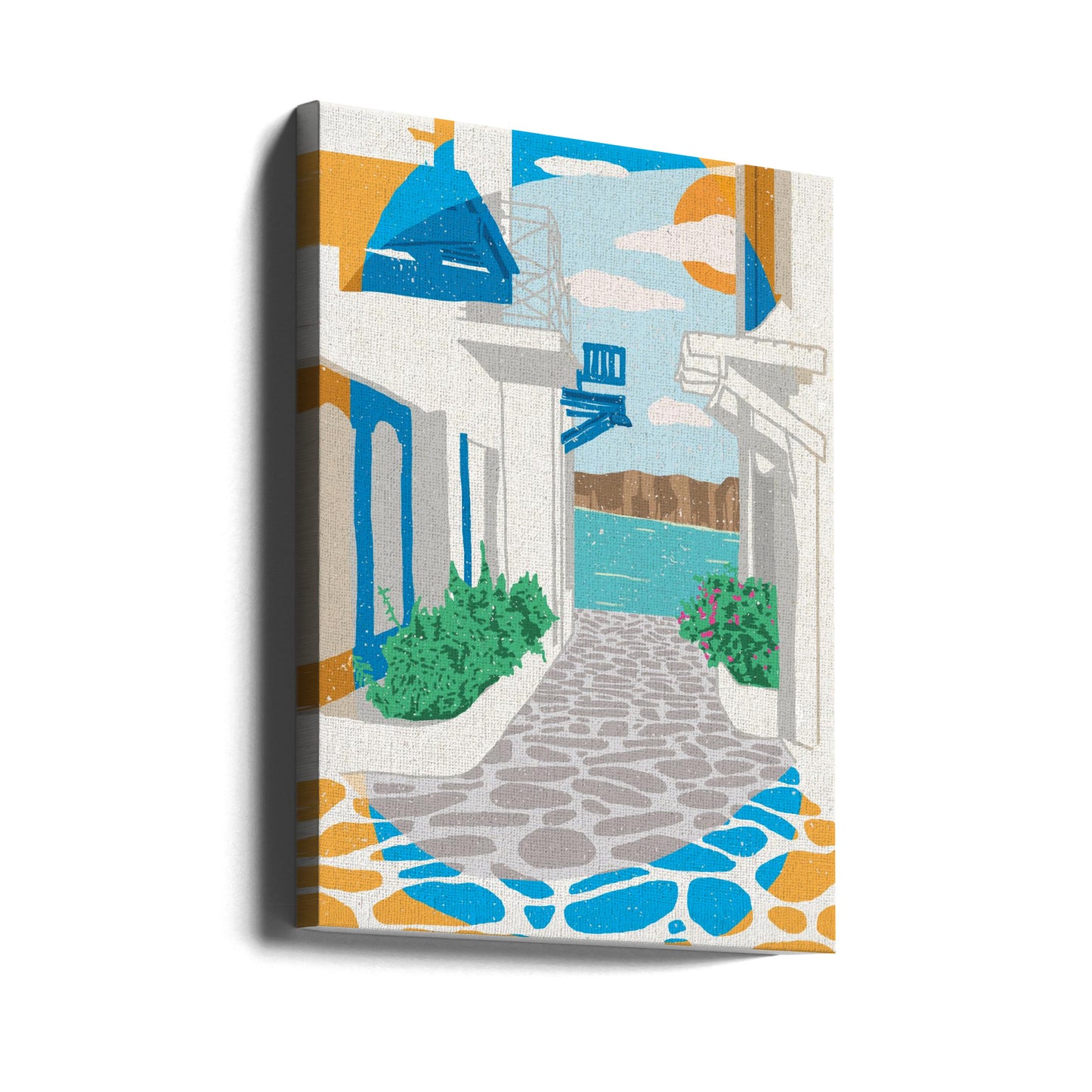 A Street in Greece | Canvas