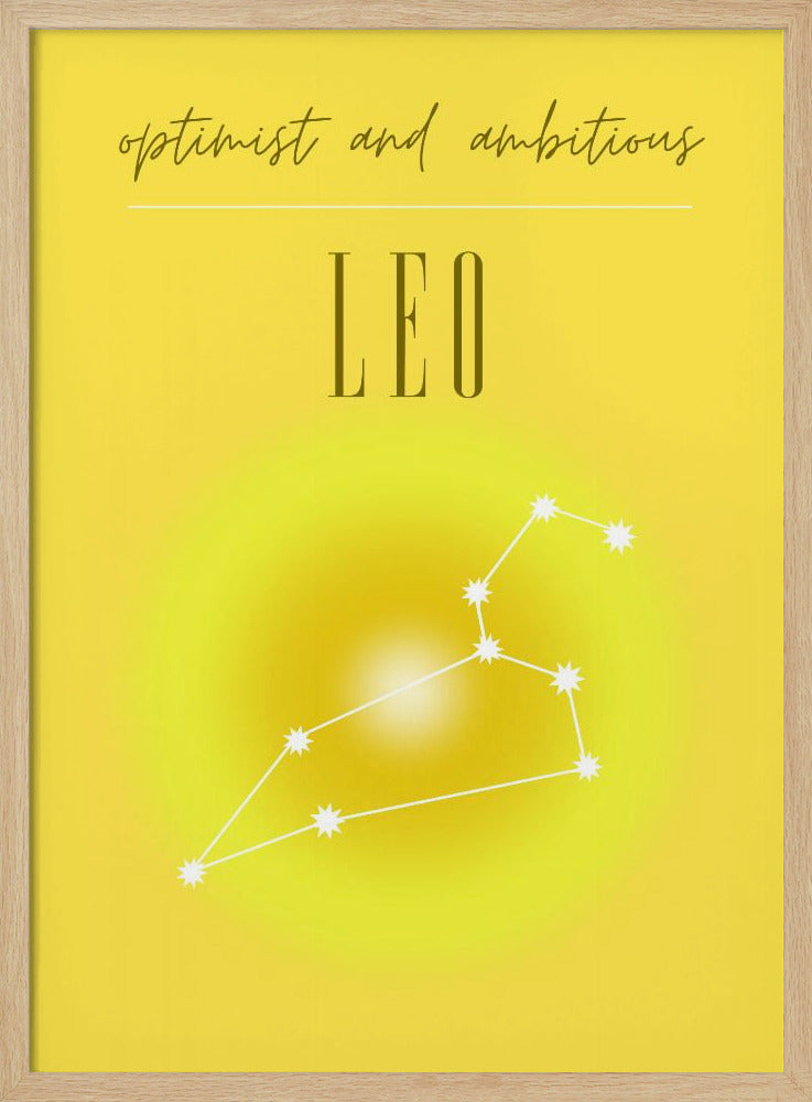 Leo Zodiac Print Art | Poster