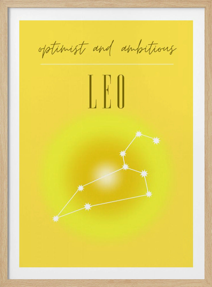 Leo Zodiac Print Art | Poster