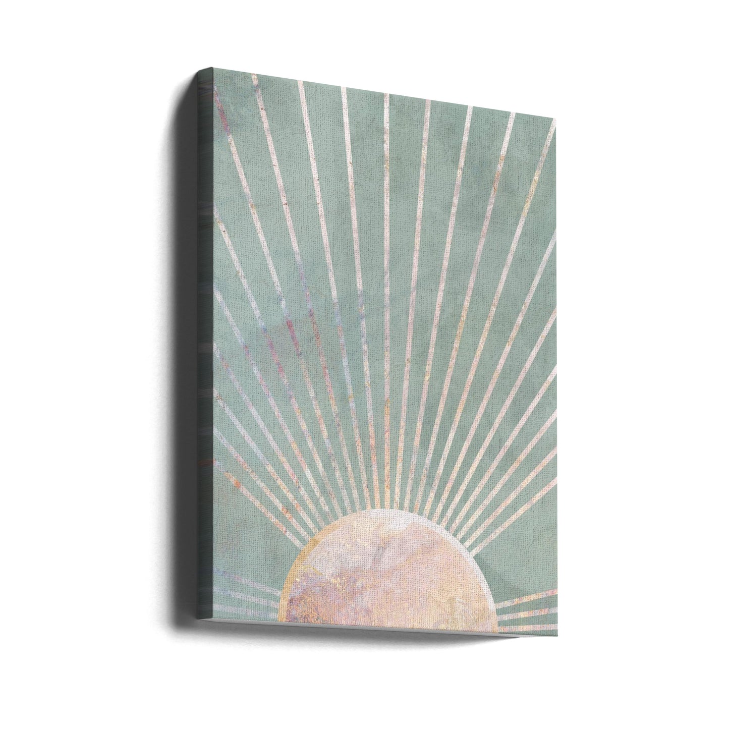 Sage Green Boho Sun | Canvas