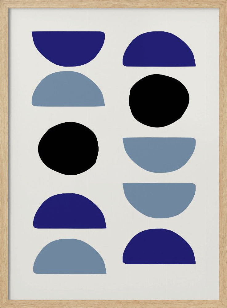 Blue Shapes 2 | Poster