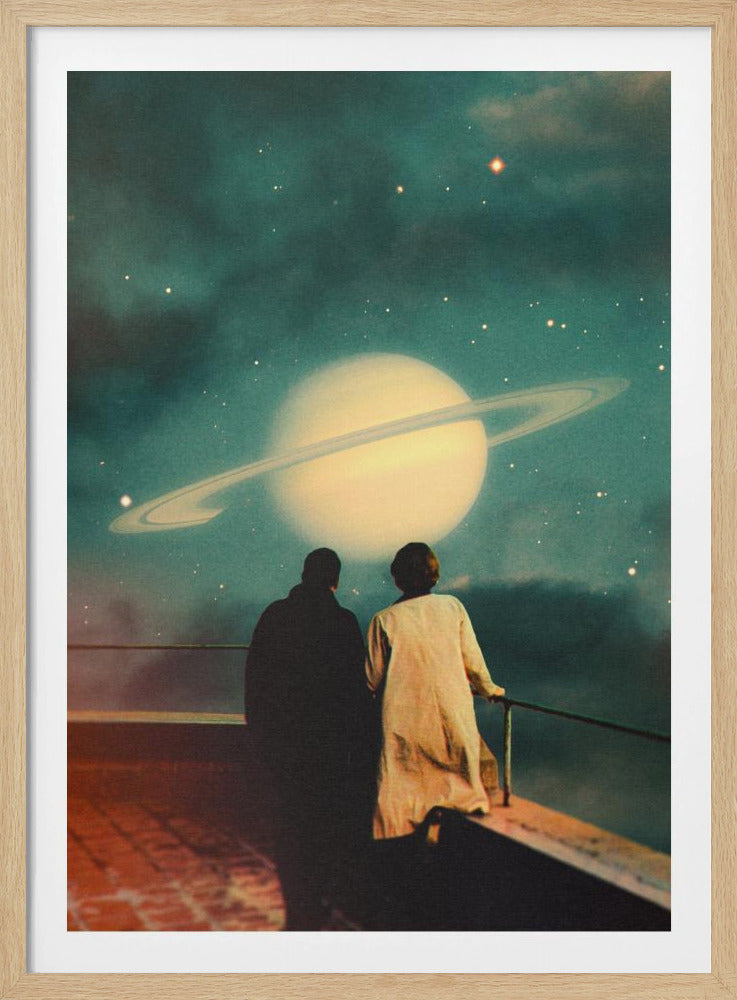 Gemeinsam durch Stürme | Poster - Kunstdruck