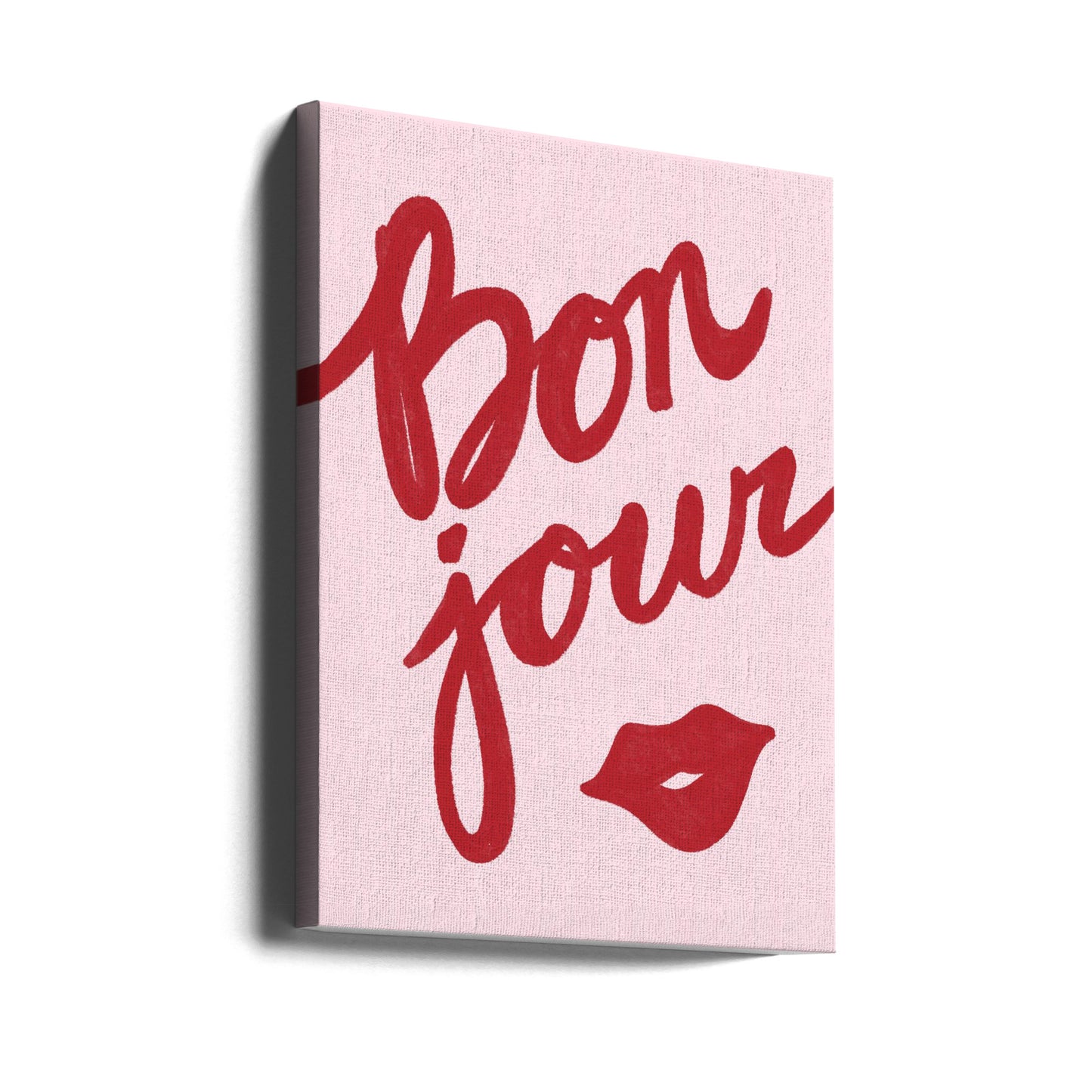Bonjour Kiss | Canvas