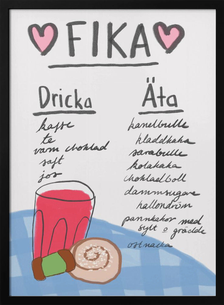 Schwedische Fika-Leckereien | Poster
