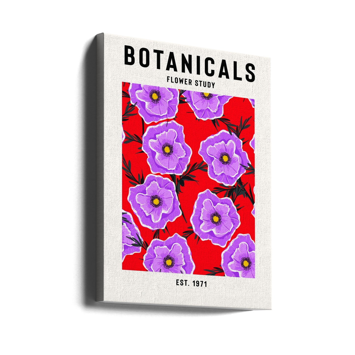 Botanicals Flower Study | Canvas