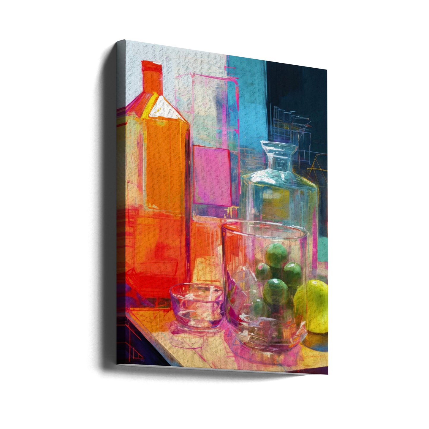 Neonstilleben nr 2 | Canvas