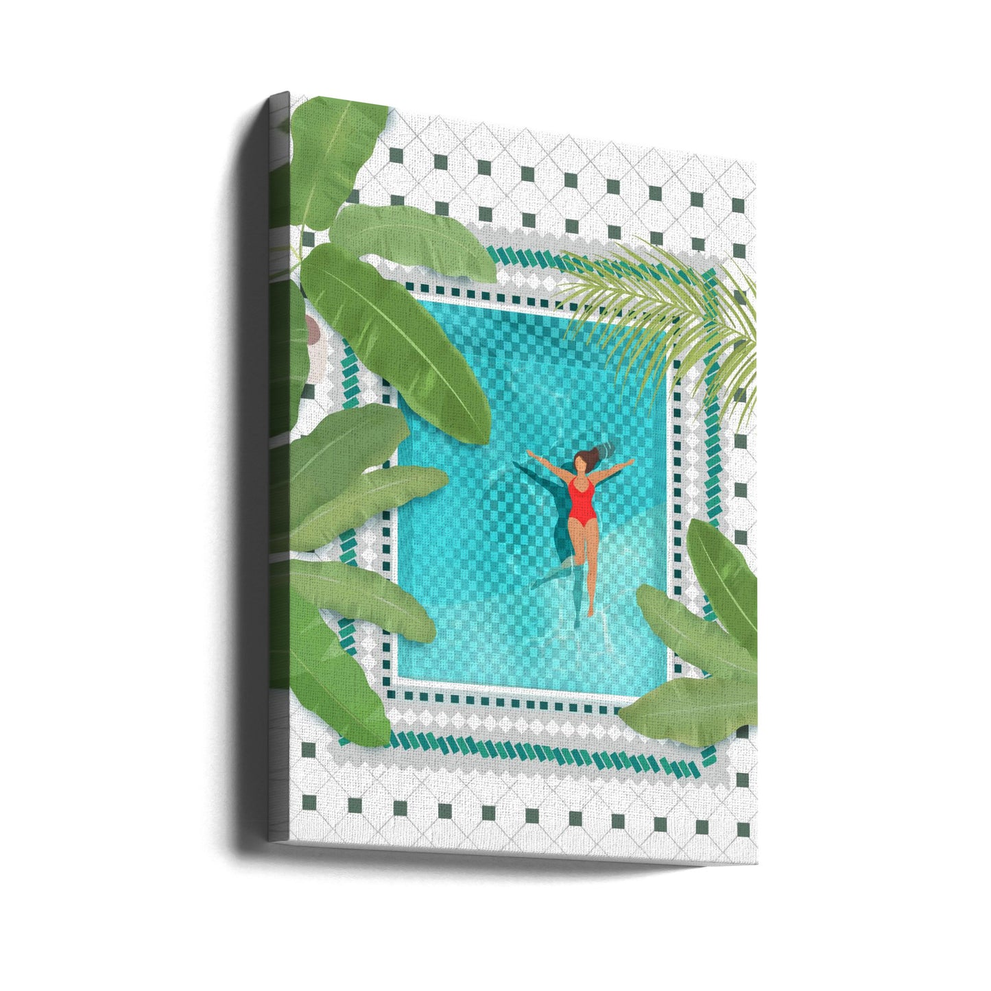 Riad-Pool | Leinwand-Bilder