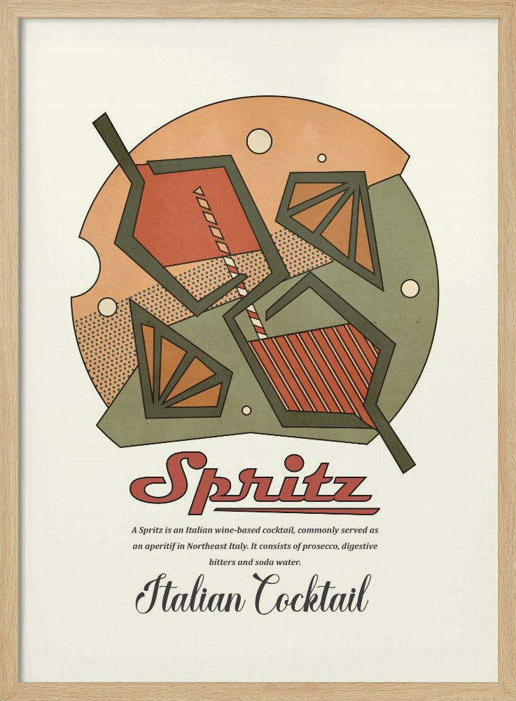 Geometrischer Spritzdruck | Poster