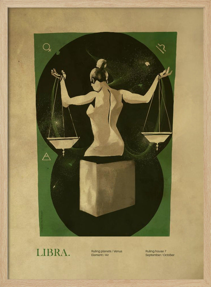Waage-Druck | Poster