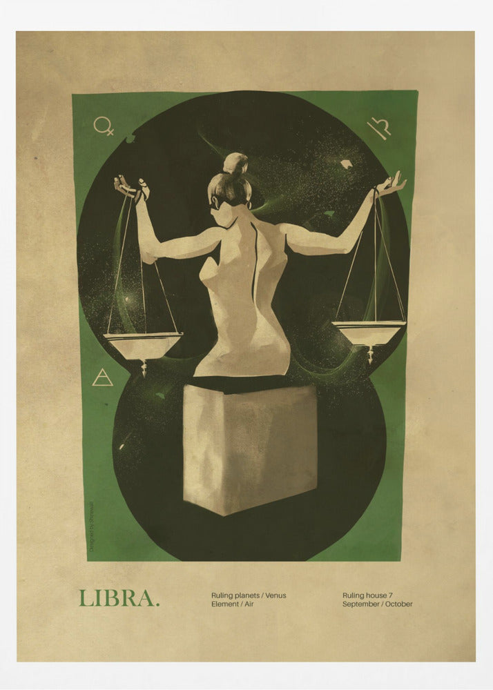 Waage-Druck | Poster