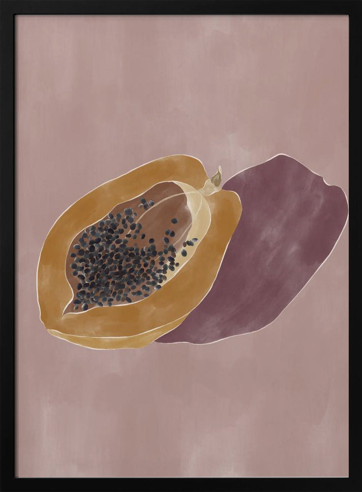 Papaya | Poster - Kunstdruck
