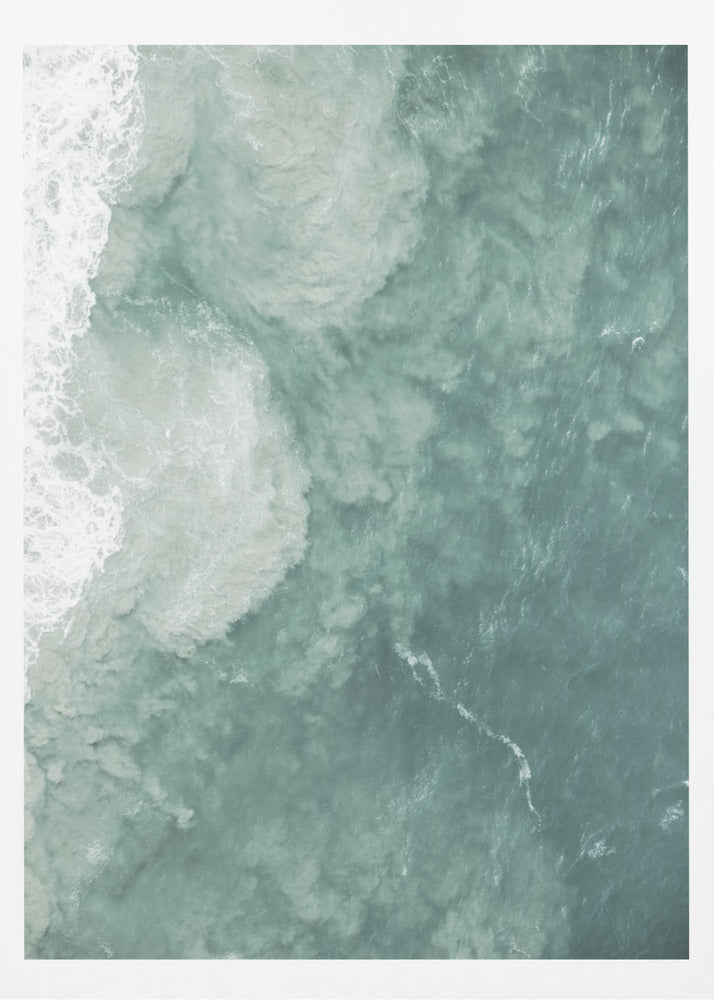 Ocean&#039;s Gentle Swirl | Poster