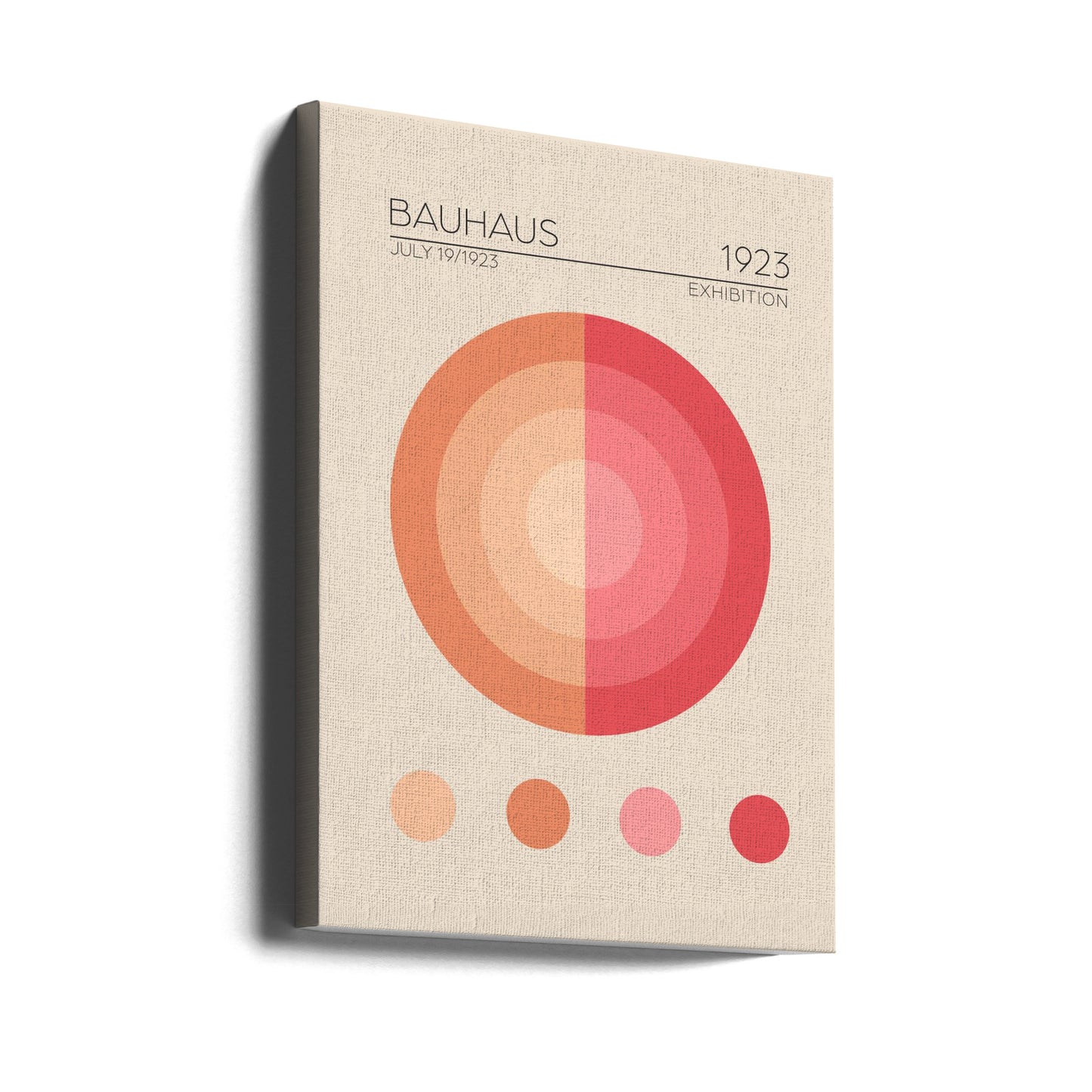 Bauhaus Pink Apartment | Leinwand-Bilder