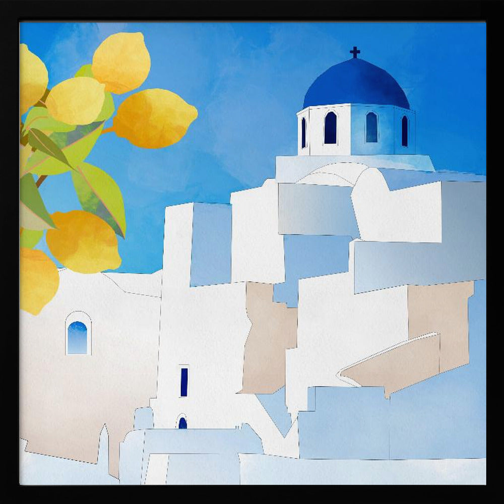 Santorini Neu | Poster