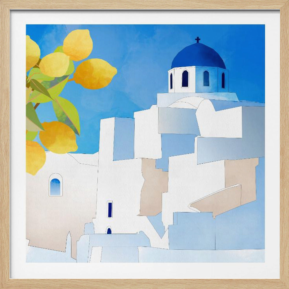 Santorini Neu | Poster