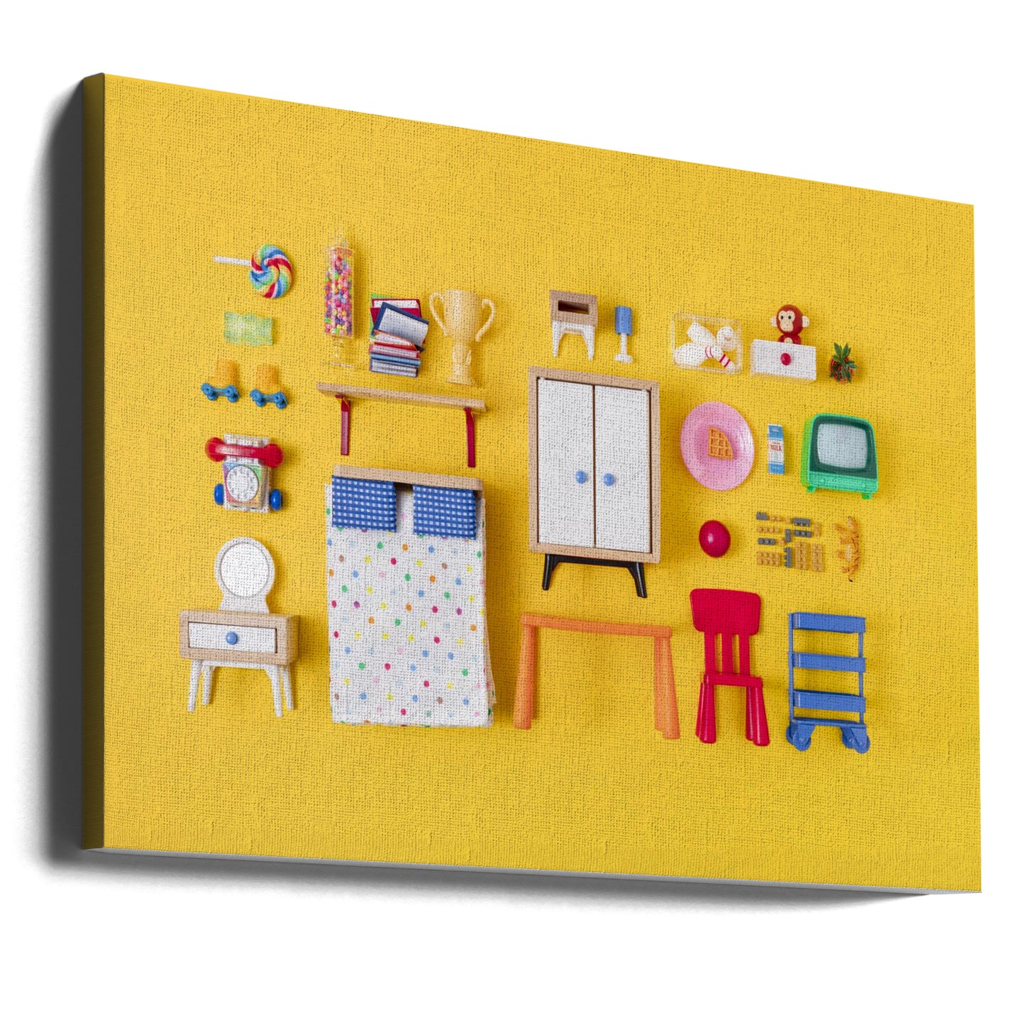 Puppenhauskind S Zimmer | Leinwand-Bilder