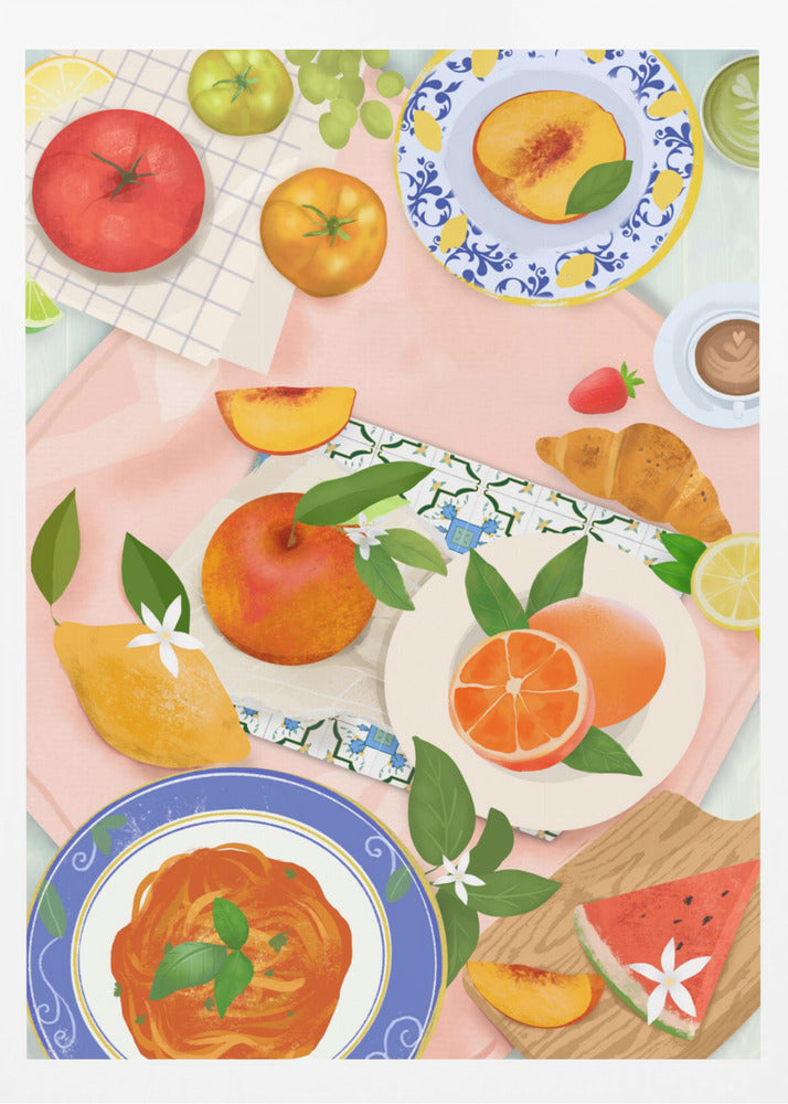 Brunch estivo | Poster - Stampe d’Arte