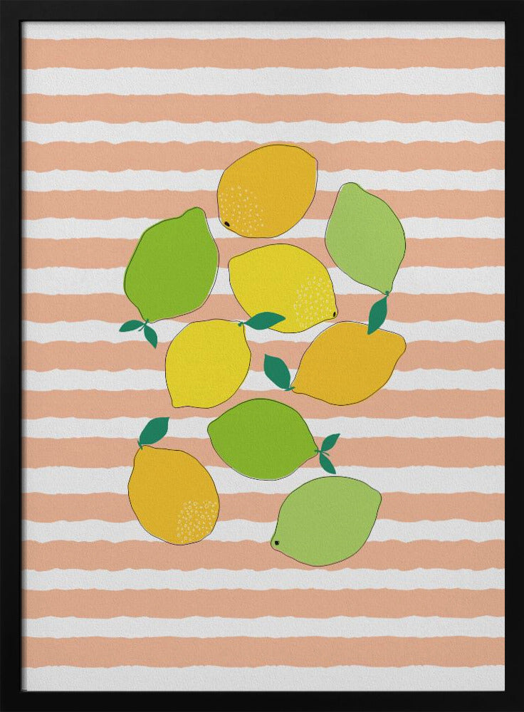 La foule des agrumes | Posters - Affiche Artistique